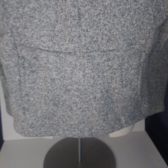 The North Face Heather Knit Hoodie Zip Pullover Kangaroo Pocket Sweater Size SP - Picture 6 of 6